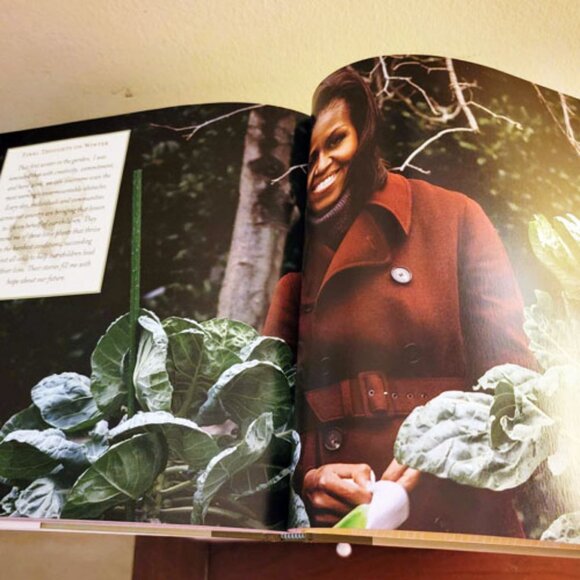 2 Michelle Obama Books 1st Ed Becoming American Grown Kitchen Grown First Lady - Picture 9 of 15